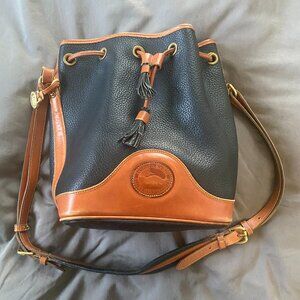 Leather drawstring bucket bag Dooney & Bourke